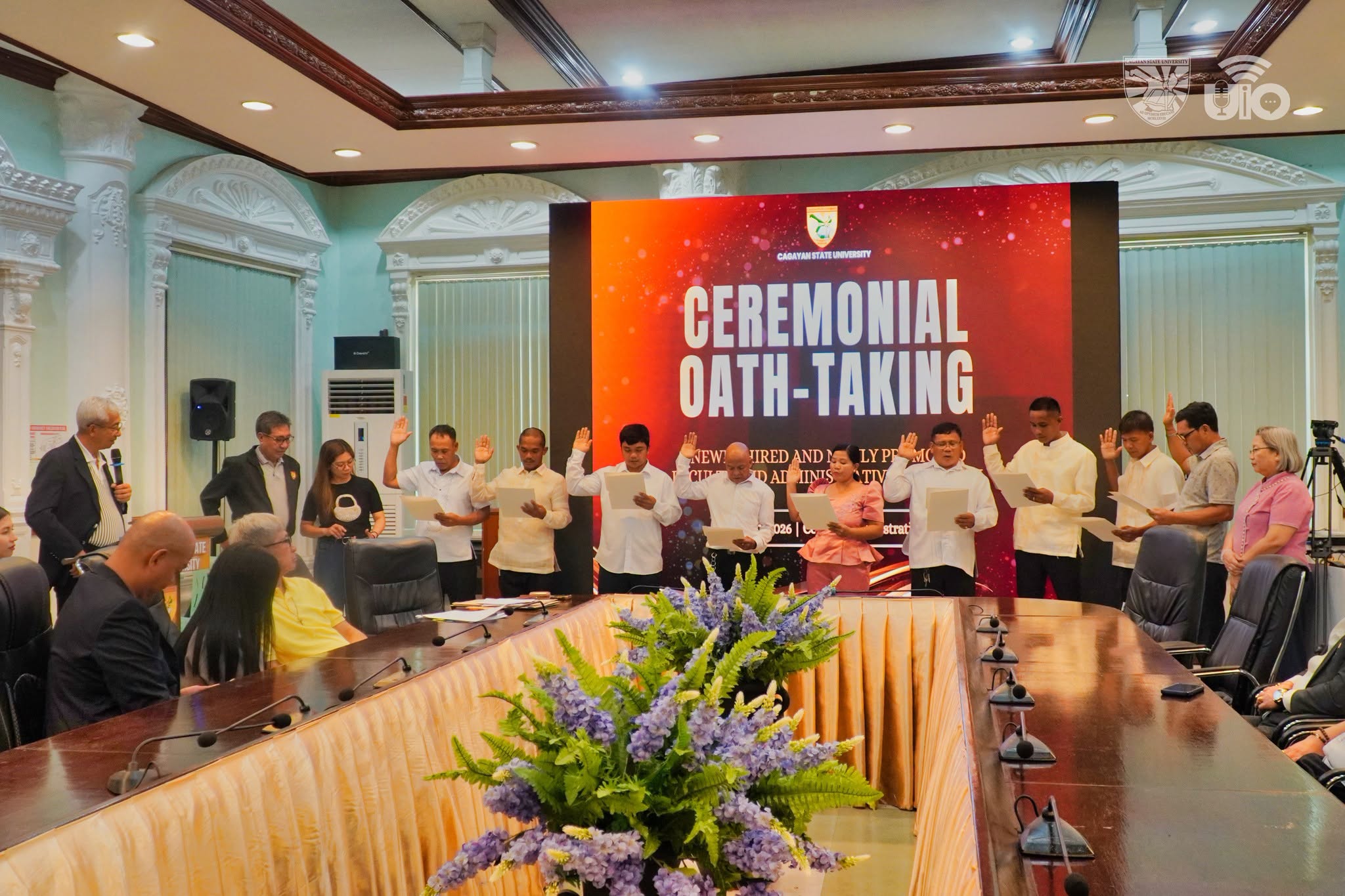 OIC PRESIDENT IBAÑEZ ADMINISTERS OATH TO 89 NEWLY HIRED AND PROMOTED CSU EMPLOYEES photo 18